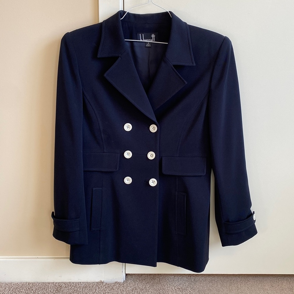Women’s Navy Pea Coat